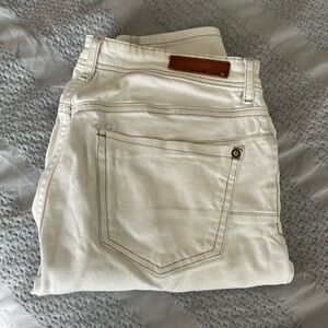 Skinny white Mango jeans, size 4